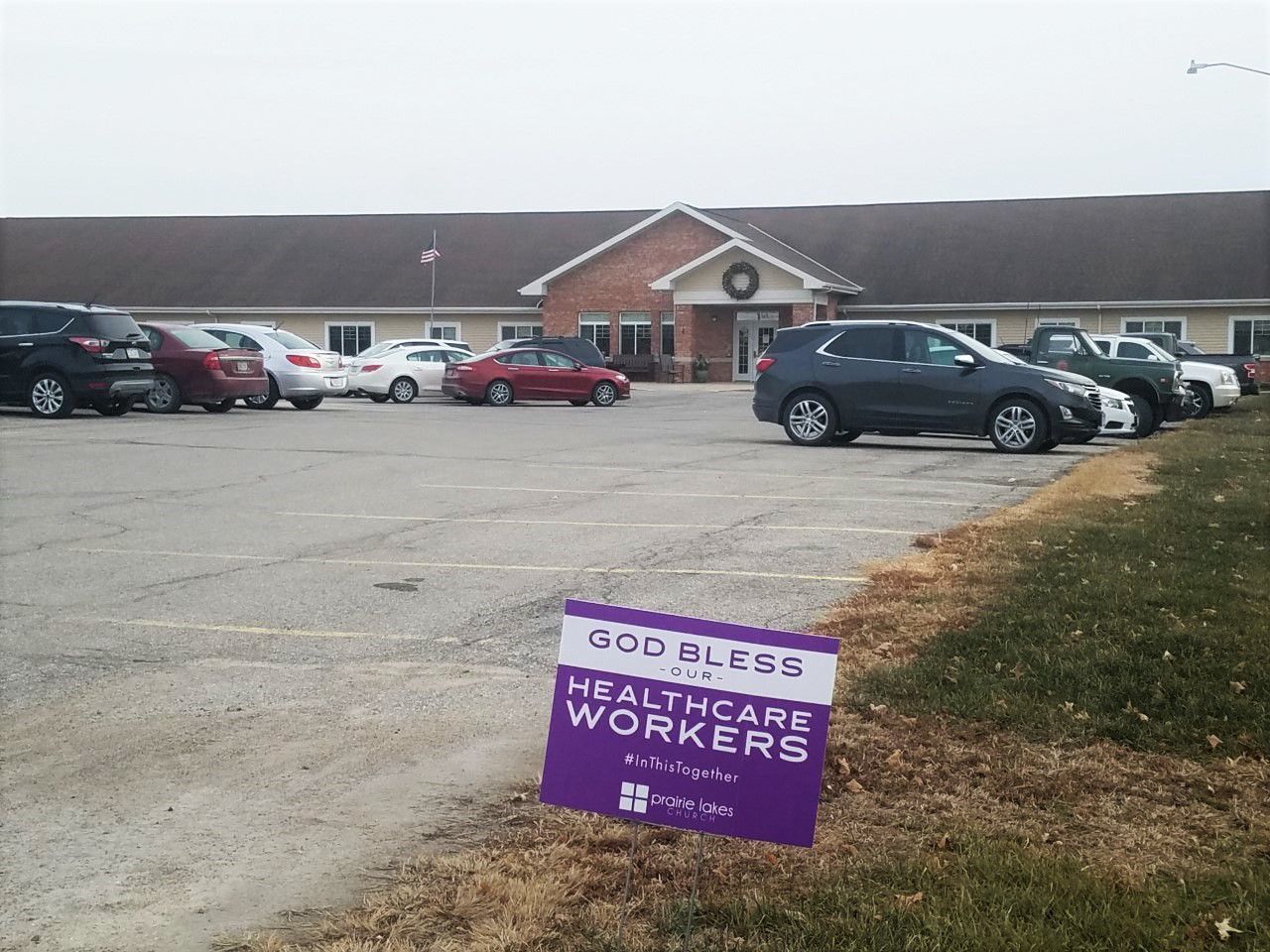Faith Lutheran Home workers sign